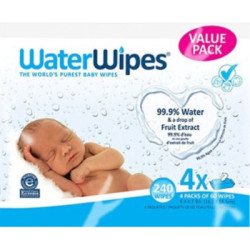 Toallitas Para Bebe Waterwipes Pack 4X60 Uds.