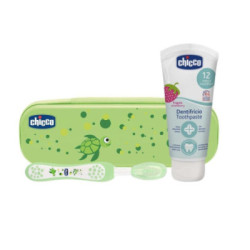 Chicco Set De Higiene Dental Verde +12 Meses