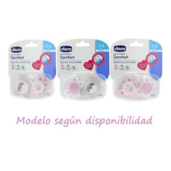 Chicco Chupete Silicona Physio Comfort Niña 0-6 M 2 U
