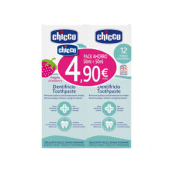 Pasta Dental Chicco Pack Ahorro Fresa