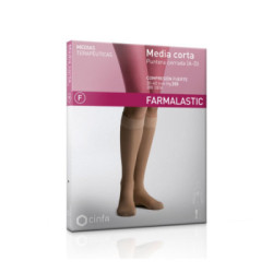 Farmalastic Media Corta Compresión Fuerte Punt Md