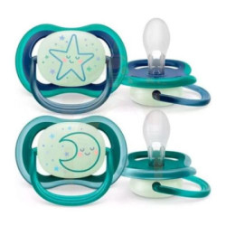 Philips Avent Chupetes Ultra Air Nocturno 6-18M
